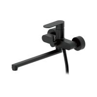 Смеситель для ванны, длинный излив, латунь VALFEX Avior Black (8)
