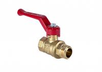 Кран шаровой латунный DeltaPro для ВОДЫ 3/4" ВР/НР ручка-рычаг, VALFEX 11Б27фт1М (64/16)
